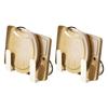 2Pieces Wall Mounted Pot Lid Holders Set Without Drilling Required Convenient for Small Kitchens and Limited Space