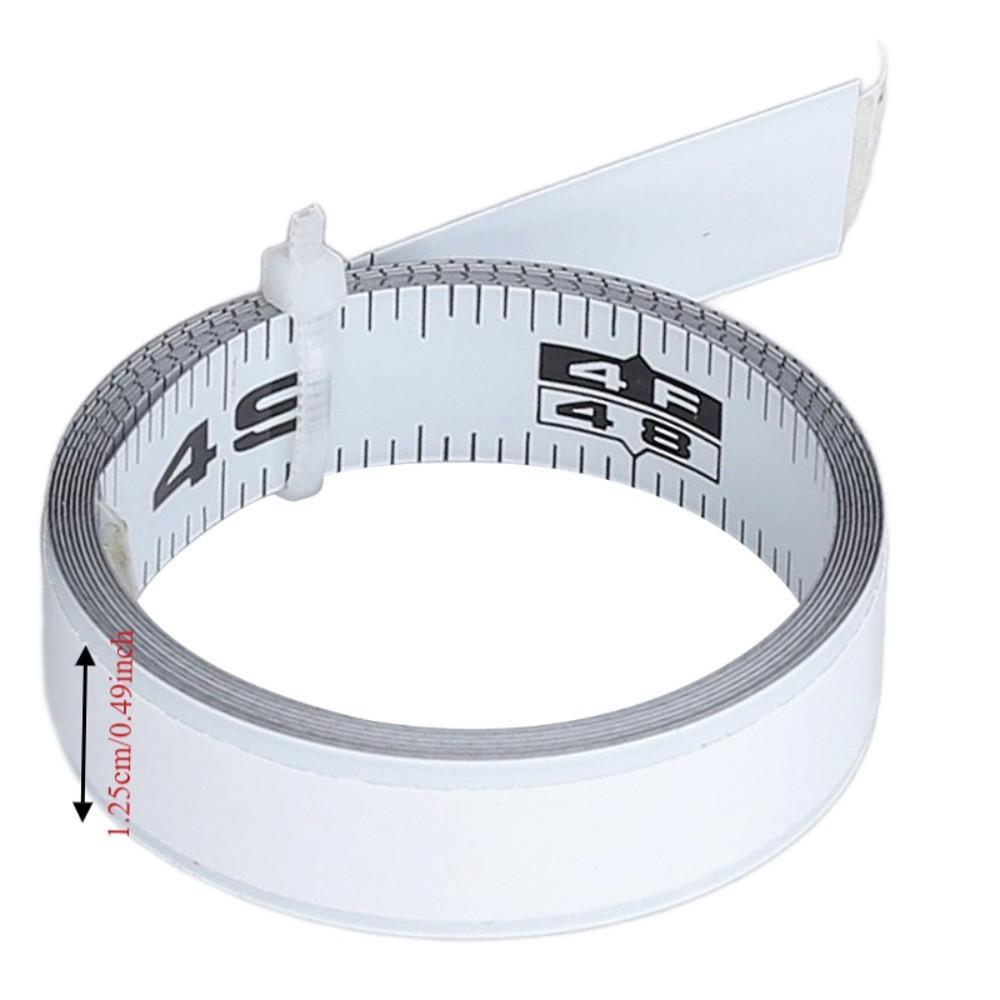 Carbon Steel Adhesive Measure Tape 48 Inch 4FT Self Adhesive Measuring Tape Left To Right Sticky Right To Left Reading