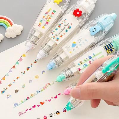 Kawaii Düzeltme Kemer Kawaii Aksesuarları Kızlar El Hesabı Dekoratif Çıkartmalar işaretleyici kalem Okul Kırtasiye Ofis Malzemeleri