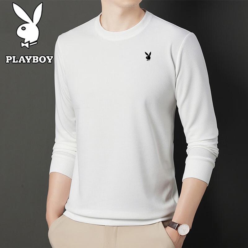 Playboy Men's Long Sleeve Casual T-Shirt
