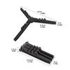 Portable Foldable Gas Bottle Tripod Stand Outdoor Camping Gas Tank Bracket Foldable Canister Tripod Stand Base For Gas Cartridge