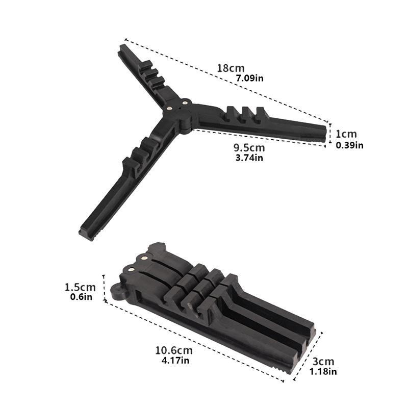Portable Foldable Gas Bottle Tripod Stand Outdoor Camping Gas Tank Bracket Foldable Canister Tripod Stand Base For Gas Cartridge