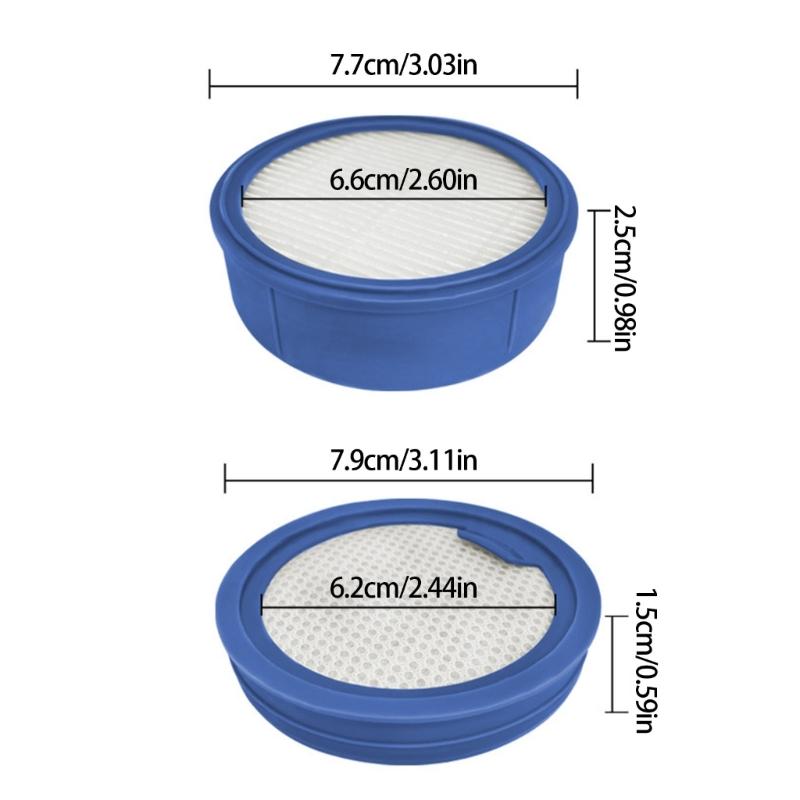 6Pcs High Capacity Replacement Accessories HEPA Filter For 6000/7000/ASKW5 Handheld Wireless Vacuum Cleaner Accessories