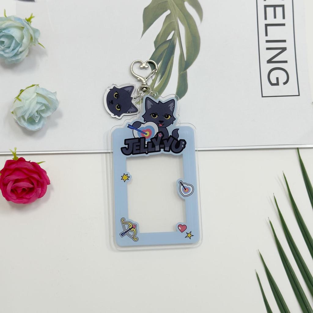 NEXZ 26-Year Star Keychain: K-pop Photo Frame & Card Holder