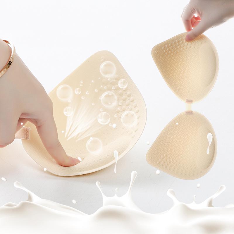 Women Elegant Seamless Gathering Bra Solid Color Smooth Butterfly Embroidery Beautiful Back Underwear 3D Soft Bra