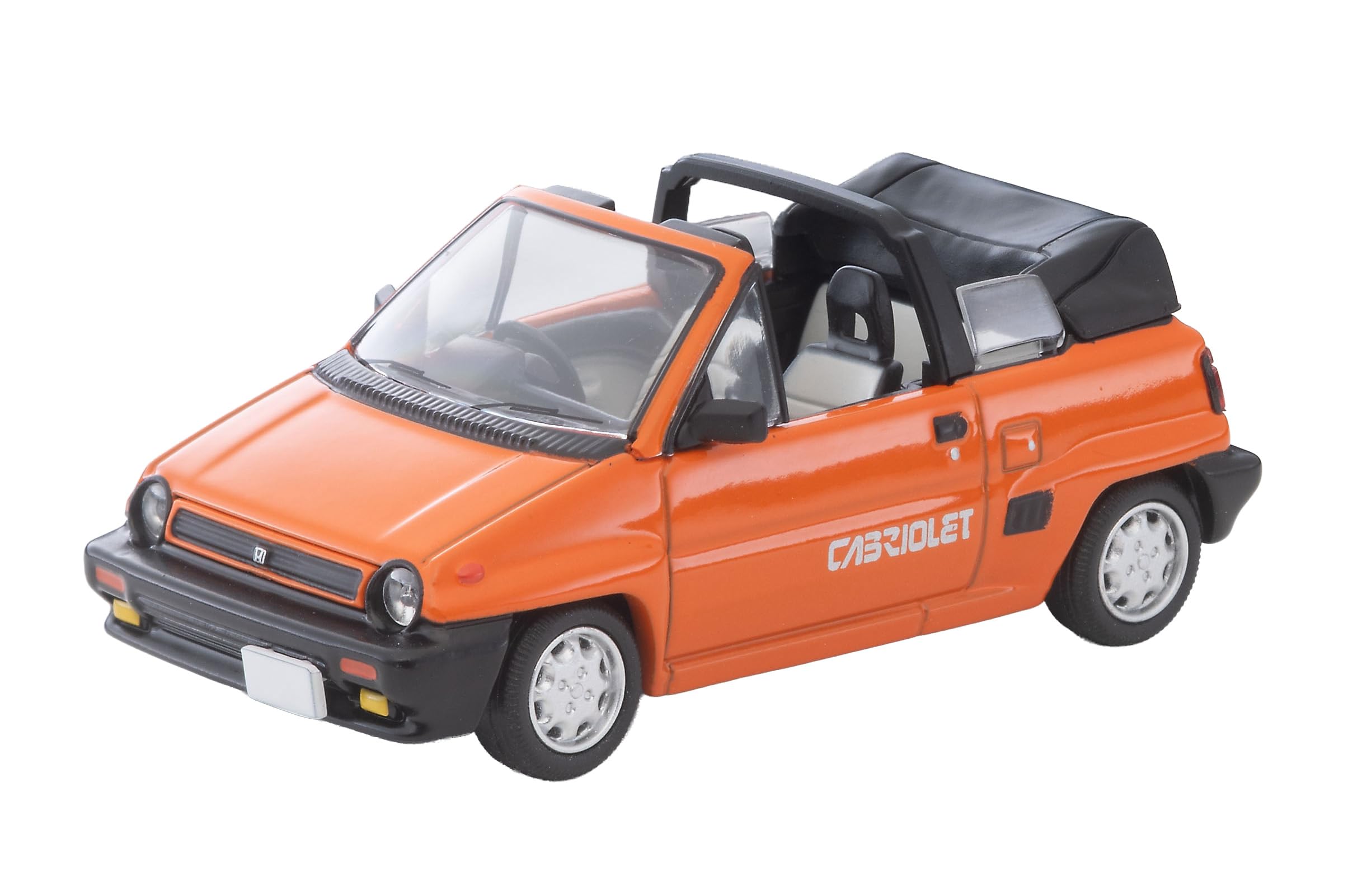 Tomytec Tomica Limited Vintage Neo 1/64 Scale LV-N262c Honda City Cabriolet, Orange, 1984 Model, Finished Model, 332961