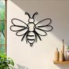 1pc Bee Metal Wall Art, Rust-Resistant Garden Decor for Spring Party & Insect Lovers