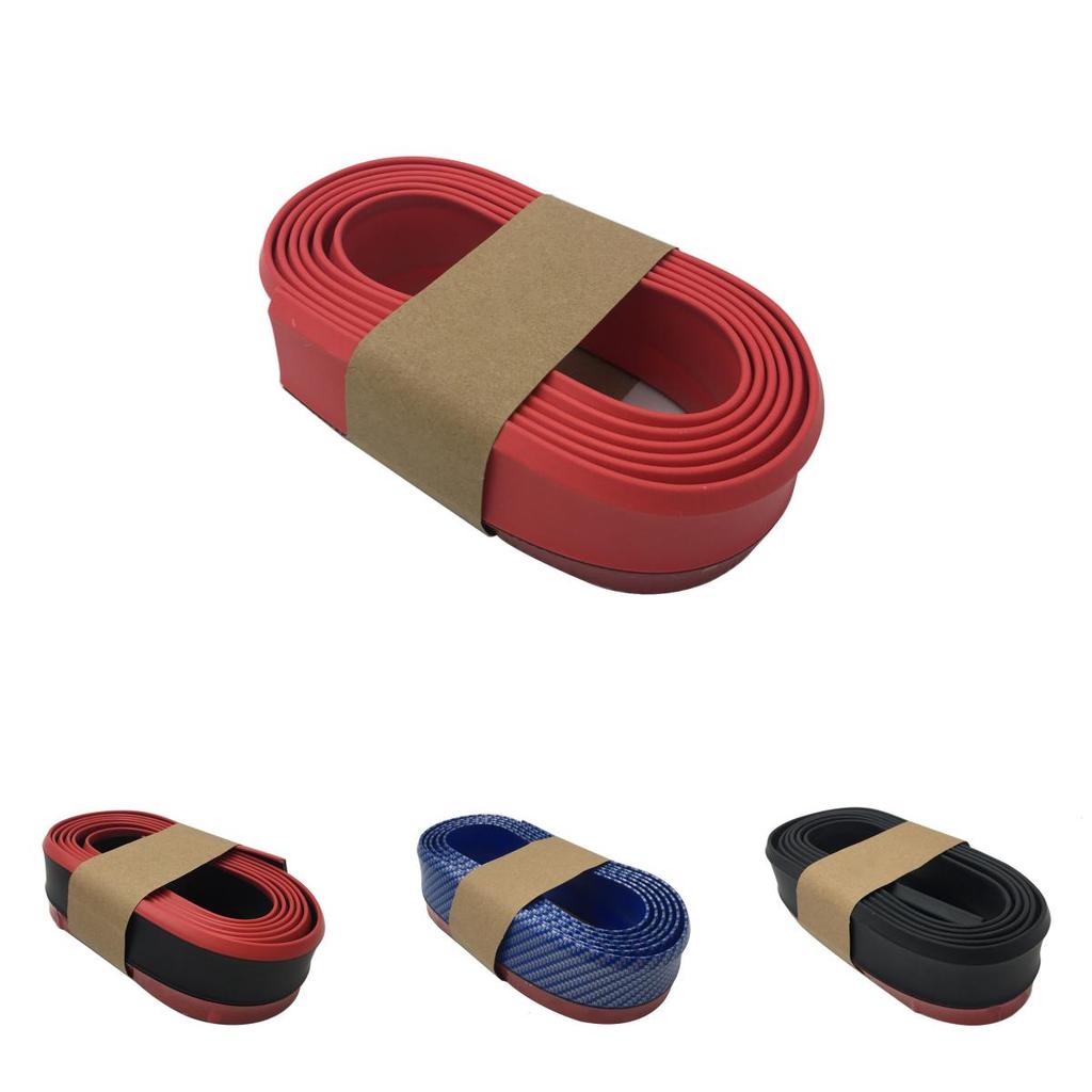 Universal Car Front Lip Bumper Guard In Carbon Fiber Premium Auto Accessory