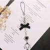 Trendy Phone Lanyard Gothic Style Butterfly Heart Keychain Pendant Durable Phone Strap Portable Phone Accessory for Keys