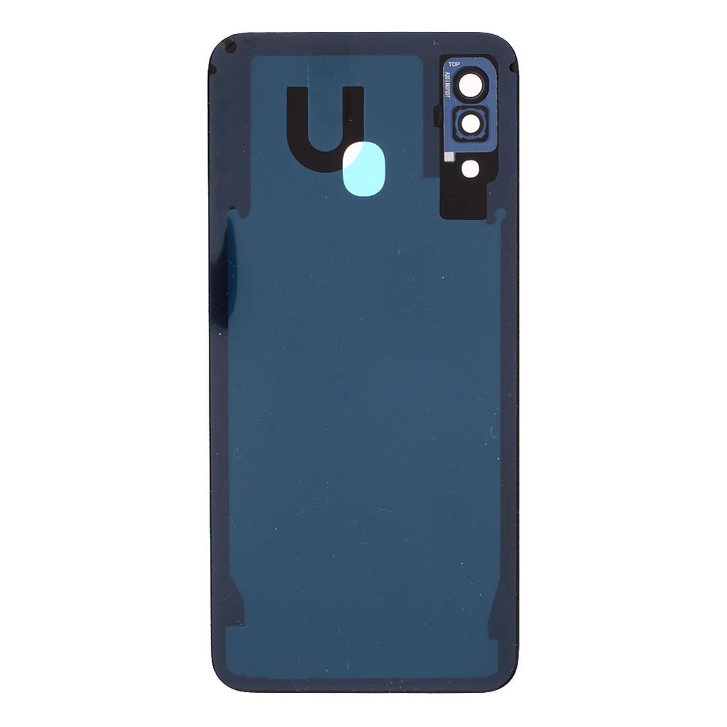 Back Battery Housing Cover with Camera Ring Lens Cover Part (without Logo) for Samsung Galaxy A20