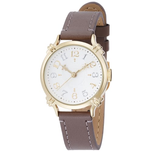 

Fieldwork Analog Watch, Quiche Pattern, Leather Strap, Women s, Gray, FSC109-1