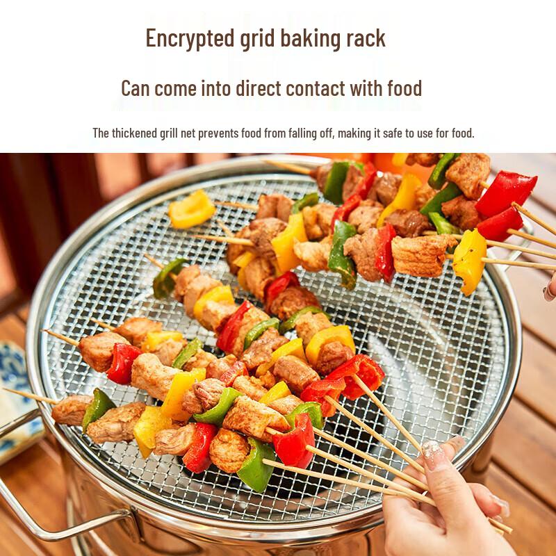 Suncojia Stainless Steel Outdoor Charcoal Stove