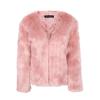 New spot Korean Faner fluffy winter warm solid color short coat Dongdaemun imitation fur coat