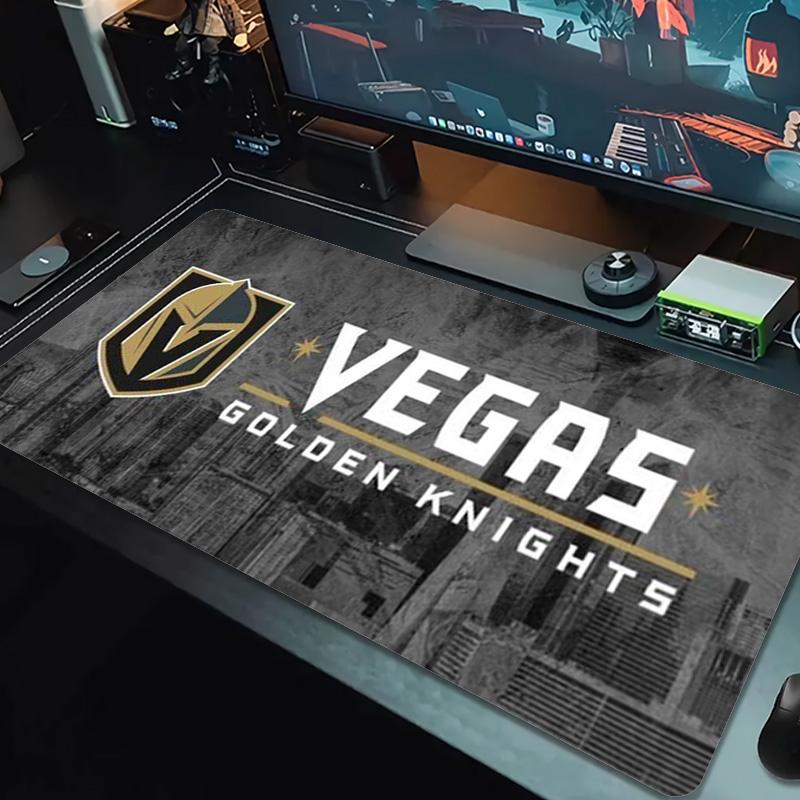 Vegas Golden Knights Color Mouse Pad Large Gaming Table Cushion Non-slip Laptop Tablet Big Mousepad XXL Mat Mini PC Playmat With Lock edge