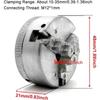 Electric Lathe Drill Chuck Heavy Duty Self-centring Drill Chuck (3 /4 Jaws) with M12 X 1 Mm linkageElectric Drilling Lathe Tools