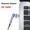 PD 140W Charger Connector 3 in 1 40Gbps Type-C Magnetic Adapter 8K 120Hz Fast Charging Converter Titanium Alloy for Mobile Phone