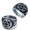European and American Fashion Creative Five-pointed Titanium Steel Ring Men's Trend Vintage Casting Ring Jewelry 2026