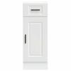 Kitchen Base Cabinet Porto White Particleboard