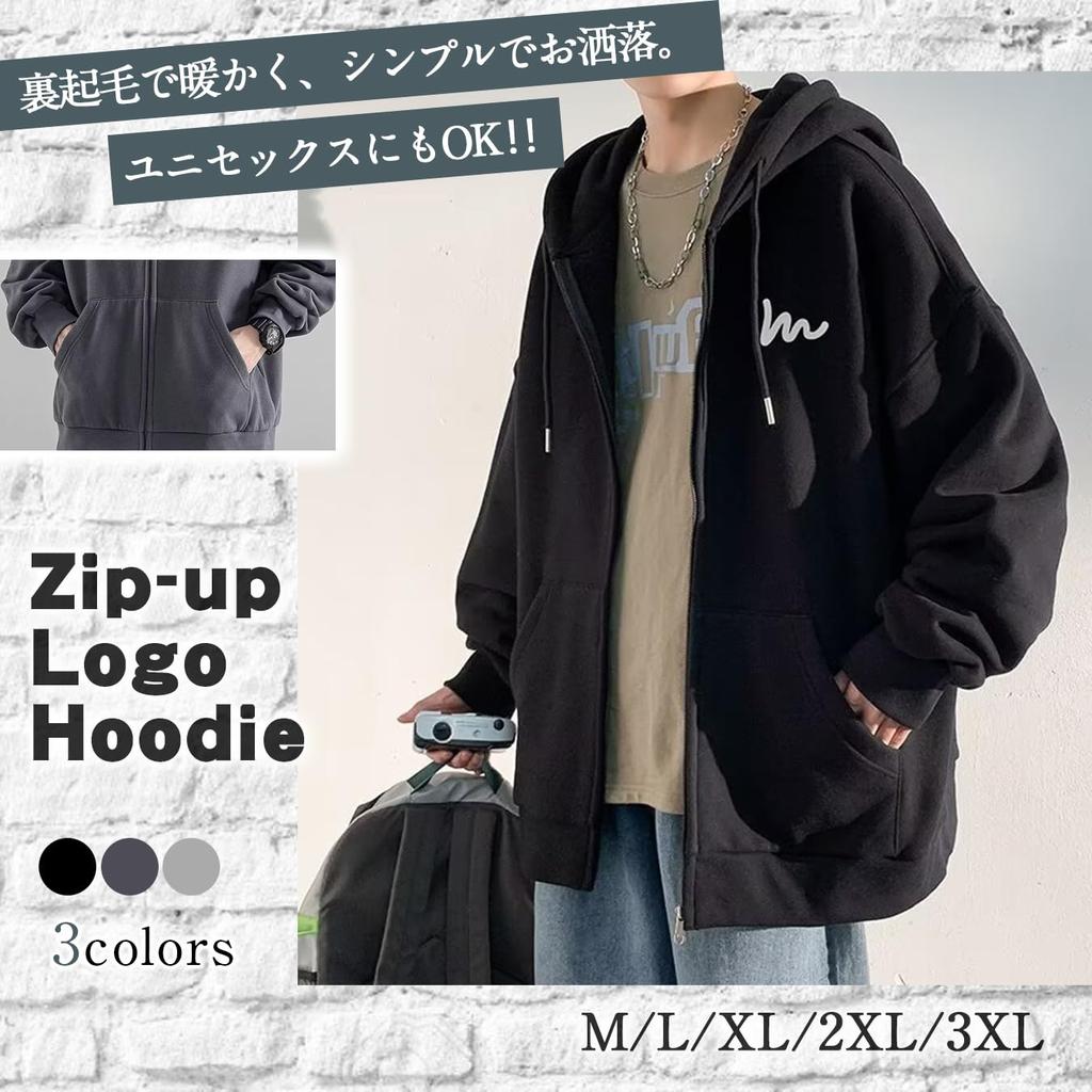 Long Fleece Upper Warm Mountain Kangaroo Pocket Design Design Sleeve Rib Mountain Climbing Active [NEKORA] Men's Parka, Zip-up, Hooded, Outerwear,