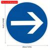 2d Flat 20*20cm, No Sign Road Wooden Sign, Traffic Safety Signs, Road Signs Wooden Sign. for Store, Street, Shop, Bar, Garden, and Coffee House Decor.