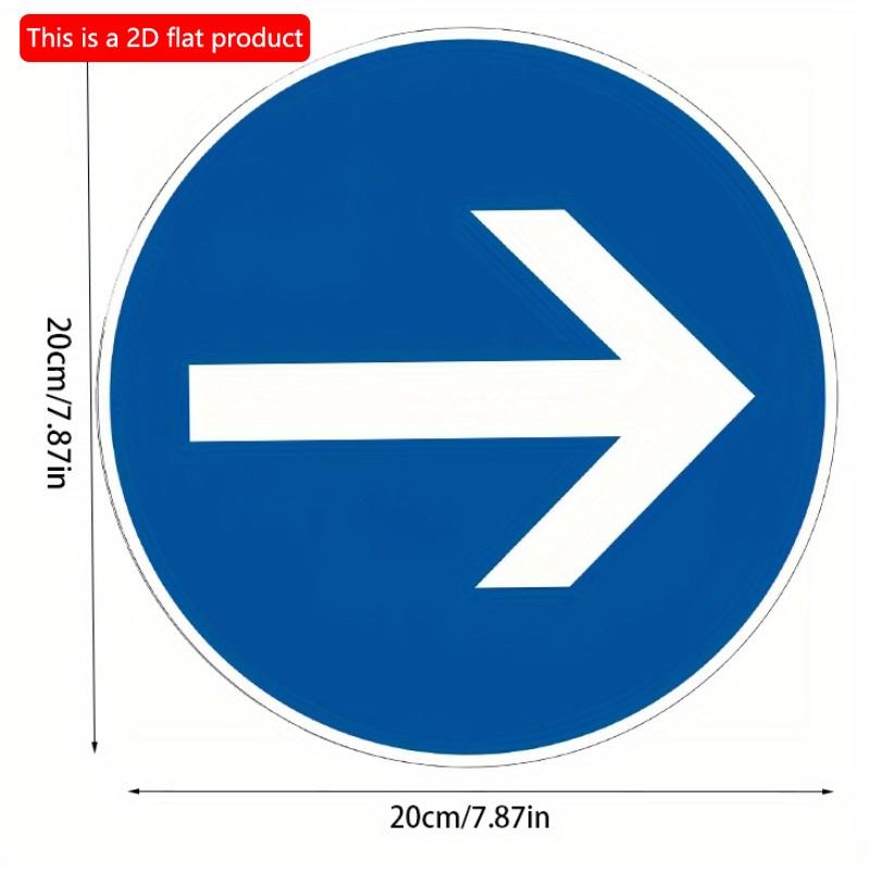 2d Flat 20*20cm, No Sign Road Wooden Sign, Traffic Safety Signs, Road Signs Wooden Sign. for Store, Street, Shop, Bar, Garden, and Coffee House Decor.