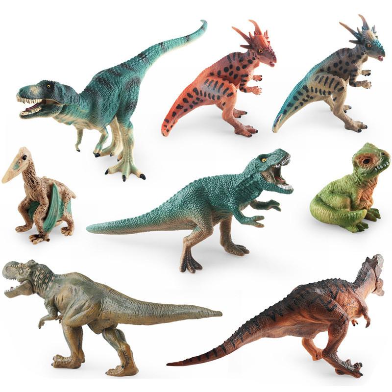 Detailed Pvc Static Dinosaur Figures Including Rex Pterosaurs Triceratops For Home Decor