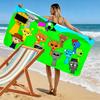 Sprunki Incredibox Print Strandtuch, Großes Weiches Schnelltrocknendes Handtuch für Strand Camping Schwimmen