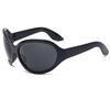 New cross-mirror personalized fashion sunglasses oversized frame cycling travel general sunglasses