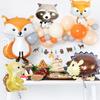 Aluminum Film Balloon Festive No Leaks Ornamental Funny Jungle Bunny Raccoon Fox Balloon for Party