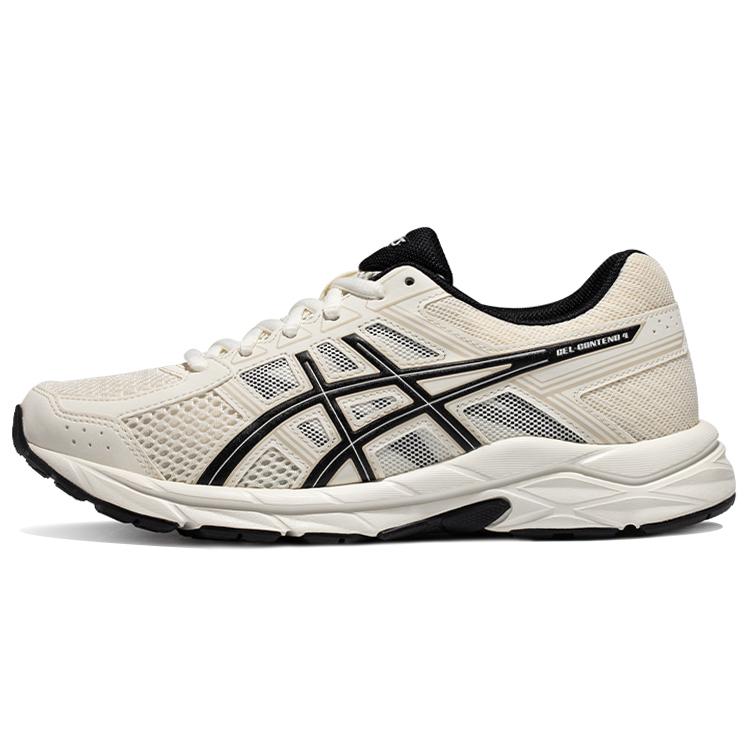 New Asics Gel Contend 4 'Creamwhite Black' Women's T8D9Q-112