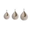 Hanging Vegetable Storage Basket Set 3 Pieces Woven Cotton Rope Wall Mounted Fruit Basket Organizer Net Pouch for Kitchen and Home