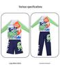 3-Piece Boys' Dinosaur Swim Set: Long Sleeve, Pants, and Shorts - Bright Colors, Sun Protection, Durable