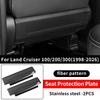 For Toyota Land Cruiser LC100 LC200 LC300 Stainless Steel Seat Protection Kick Plate , 1998-2025 200 300 Decorative Accessories