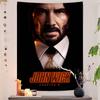 Classic Movie John Wick Quote Colorful Tapestry Wall Hanging Bohemian Wall Tapestries Mandala Wall Hanging Sheets