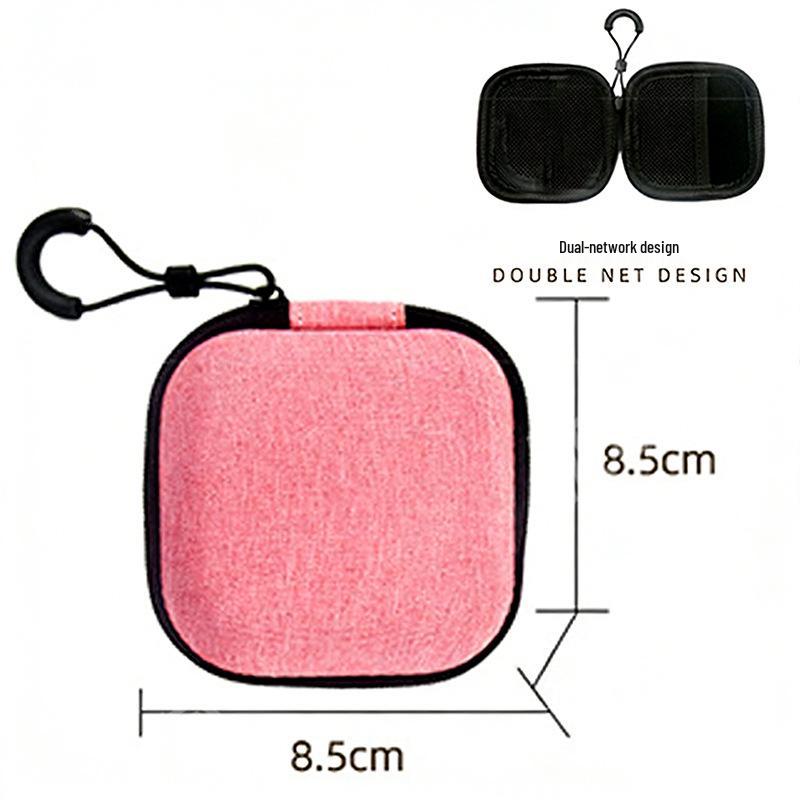 Custodia Zippata con Comparto di Ricarica per Auricolari Bluetooth