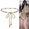 Waist Chain Accessories Women's Bohemian Ethnic Style Dress Summer Weaving Waist Rope Belt Decorative Dress Sweater