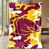 Coperta in Pile Flanella Brisbane Broncos Coperta Calda e Accogliente per Divano Letto Viaggio Uso Stagionale
