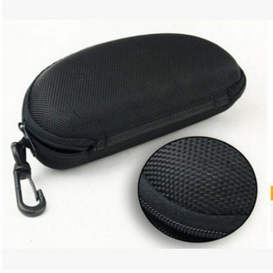 Sunglasses Case with Zipper, Anti-Pressure Design, Unisex, Fresh Korean Style for Outdoor Sports, Includes Free Shipping