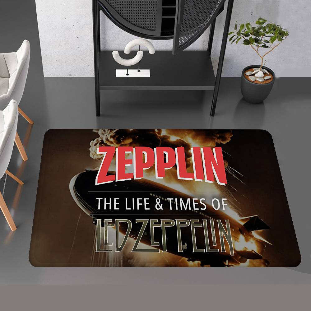 British Rock Led Band Z-Zeppelines Bathroom Mat Anti-slip Absorb Water Long Strip Cushion Bedroon Mat Hotel Decor Mat
