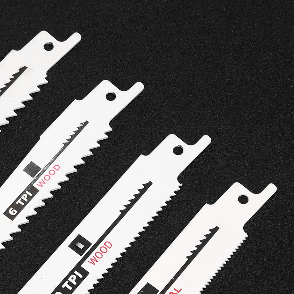 10Pcs Saw Blade HSS Reciprocating Wood Cutting Pruning Diverse Web for Carpentry Tool