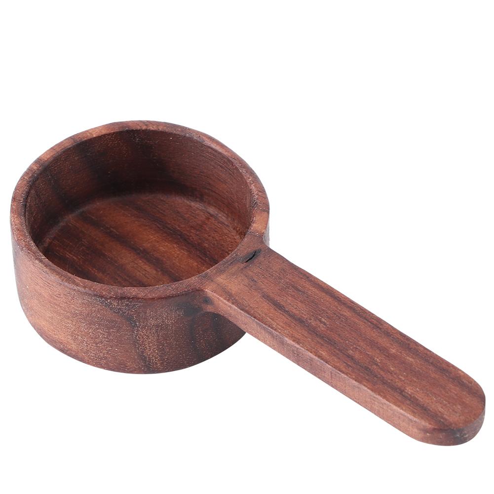 Multifunction Wooden Measuring Spoon Coffee Spoon Home Kitchen Measuring ToolsShort Handle