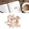 100PCS Bike Shaped Paper Clips Cute and Interesting Bronze Metal Clips for Documents Scrapbooks Tran