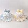 Drawstring Cute Bow Infant Basin Cap Adjustable Baby Sun Protection Cap Kids Fisherman Hat  Toddler