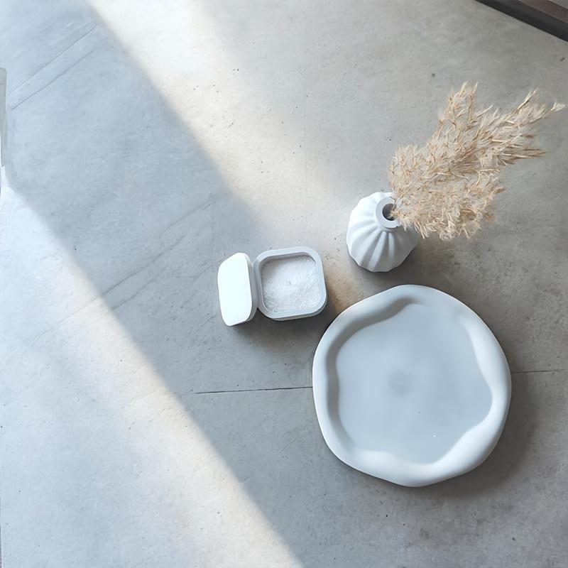 3pcs Silicone Storage Molds for DIY Epoxy Resin Handmade Plaster Concrete Cement Crafts Candle Holder Molds Home Decor