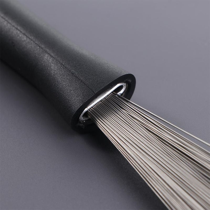 Metal Wire Retractable Sticks Percussion Instruments Percussion Part Drum Brushes Music Cleaning Sticks Brush Musical Cleaner