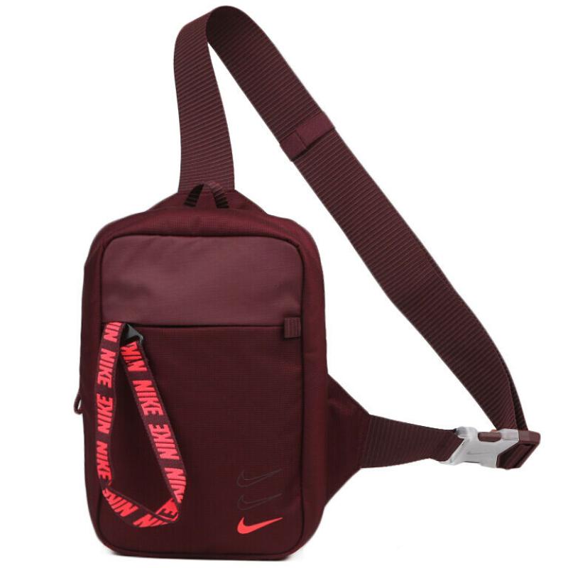 

Nike Sportswear Essentials Series Polyamide Sling Bag Regular Unisex Night Chestnut Casual BA6144-681 каштановый