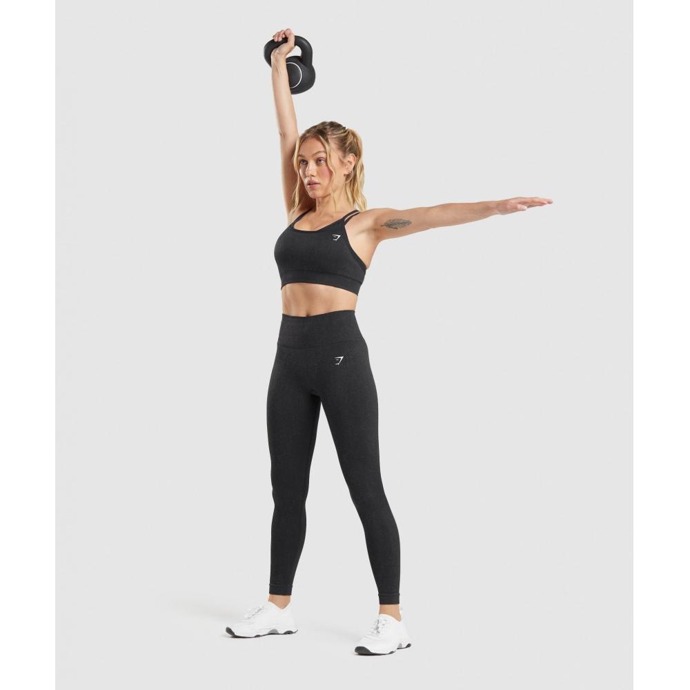 Gymshark Adapt Fleck Seamless Leggings Mineral Black B2a1b Bbdg