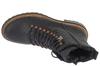 RIEKER Booties, Womens Black Lace-up Shoes