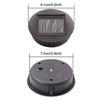 4 Pieces Replacement Solar Lights With Led Bulbs, Solar Top Lights Replacement, Led Solar Panel Lantern Cover For Outdoor Hanging Garden Lantern Qyroa