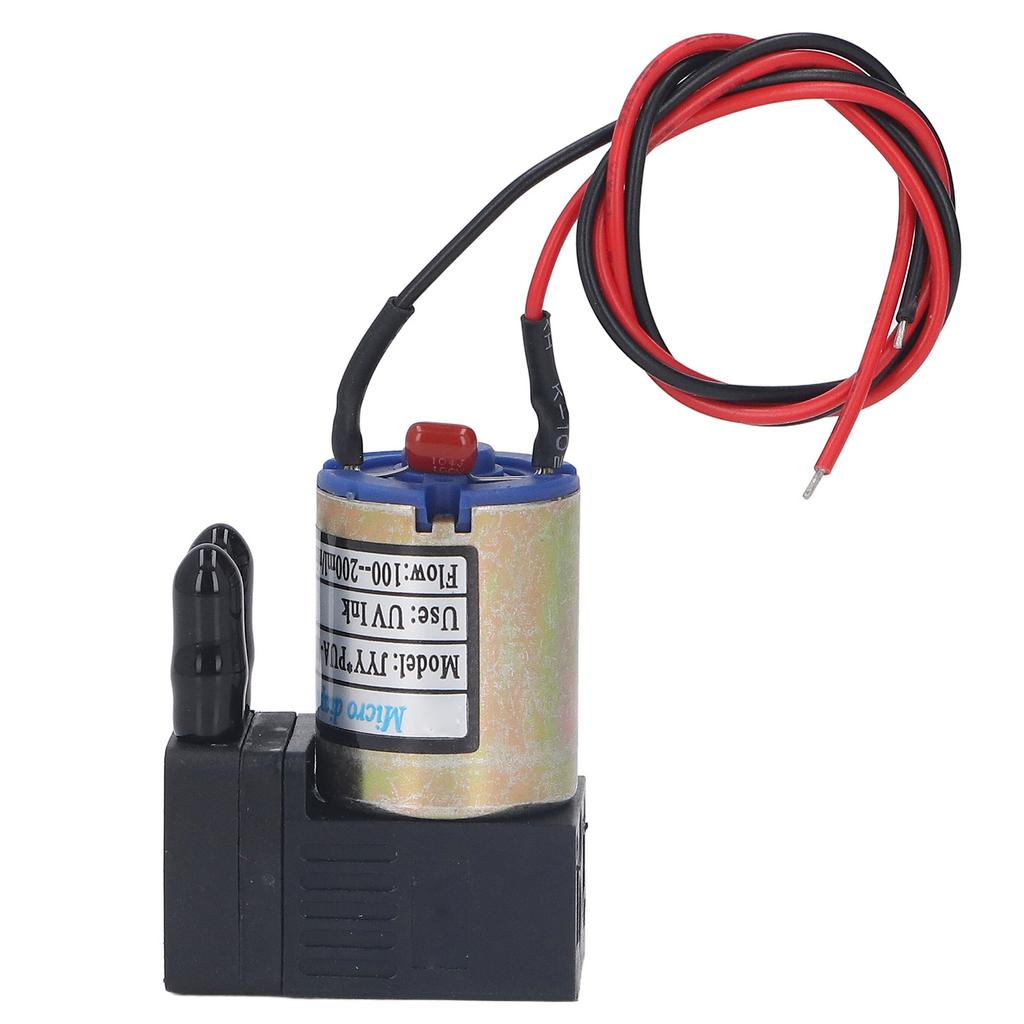 UV-Tintenpumpe 3W Schnelle Wärmeableitung Kunststoff Kleine Drucker-Tintenpumpe Ersatz für Crystaljet DC24V